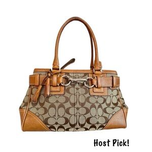 #76 COACH ~ Optic C Soho Signature Bag Silver Hardware Lavender Lining circa ‘07